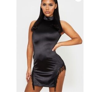 Prettylittlething Embellished Diamente Dress
